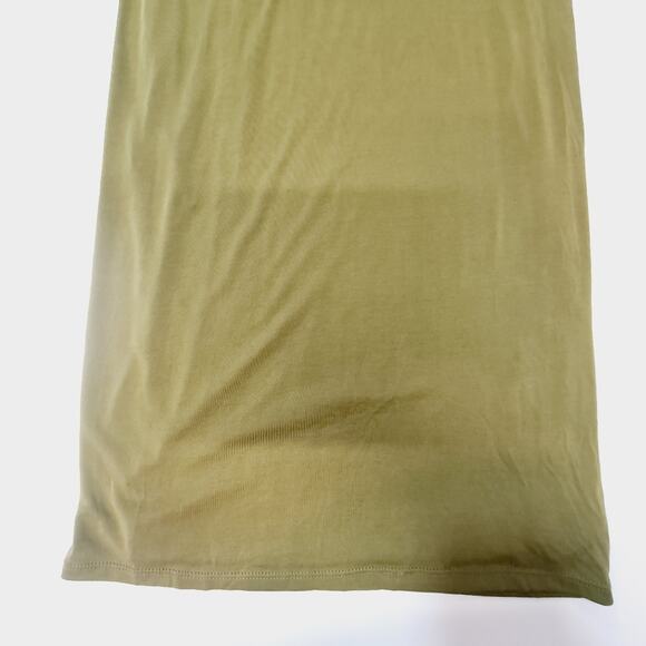 NOT YOURS TO KEEP Mary Midi Dress in Olive Medium - Picture 6 of 10